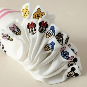 Mickey Mouse & Friends Socks 7 Pair Ankle Socks